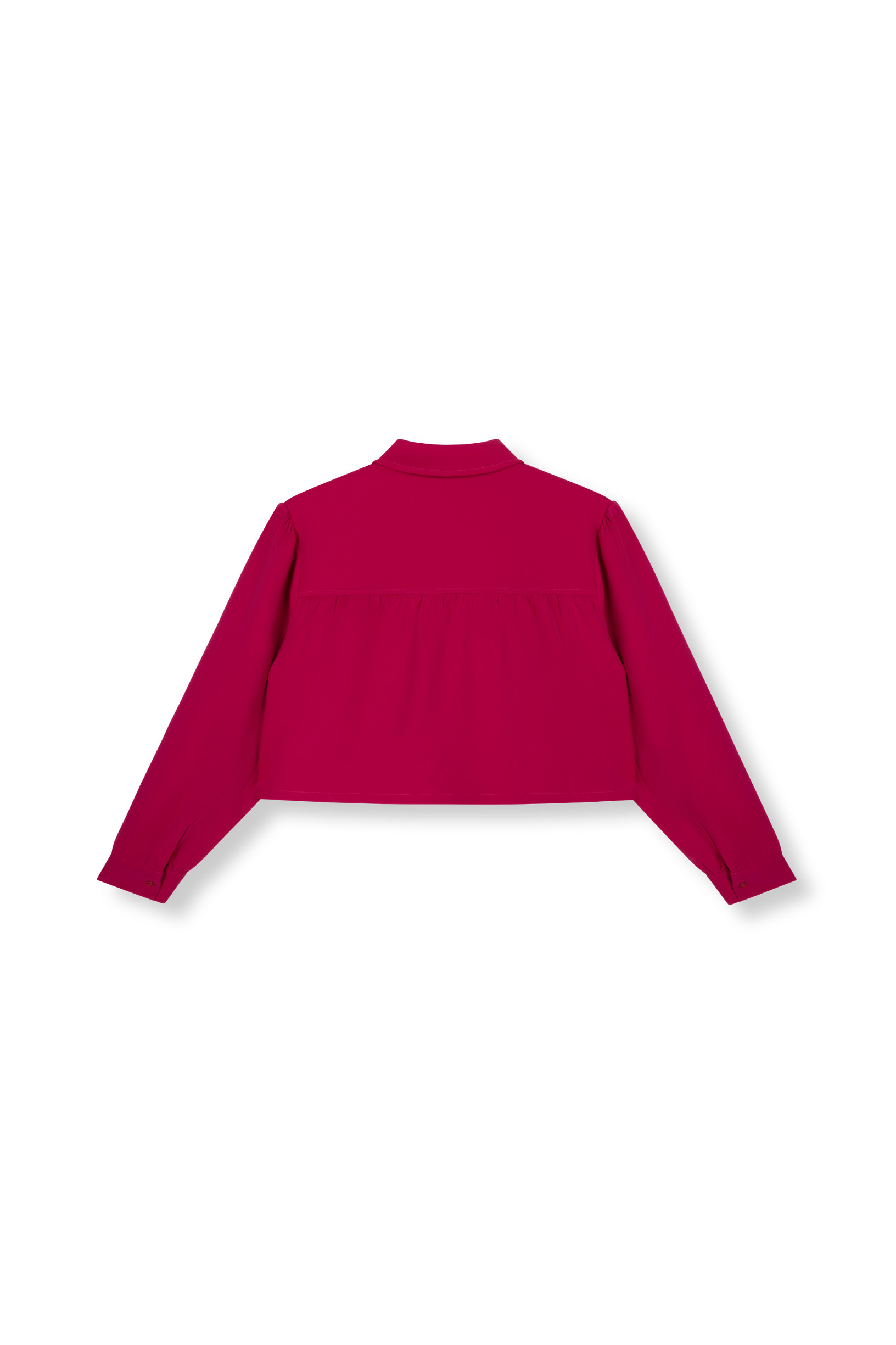 Ladies woven cropped blouse Myra
