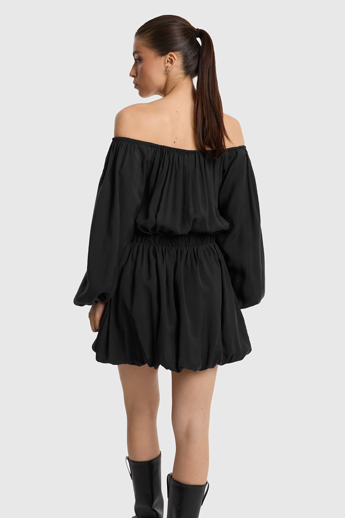 Modal balloon dress alix the label