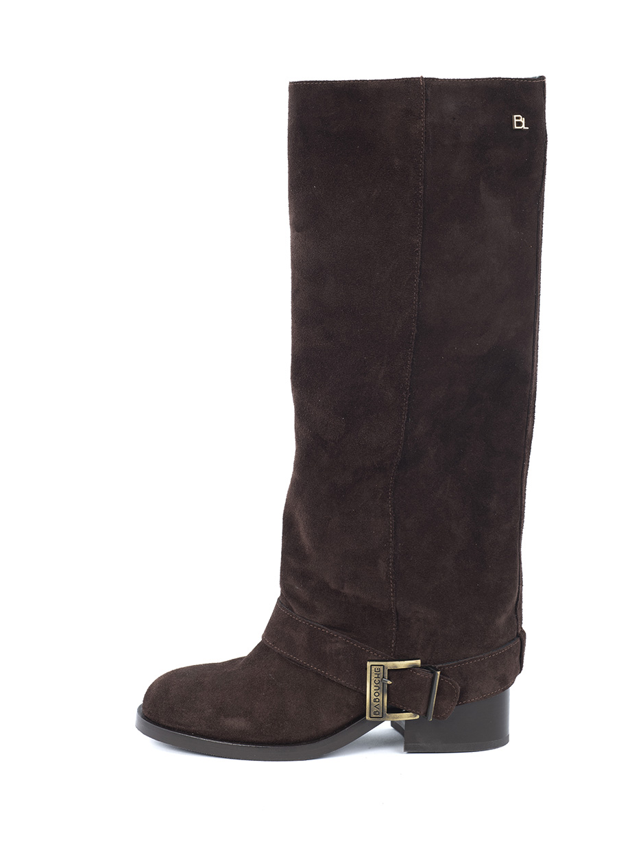 Aysha boots dark brown Babouche