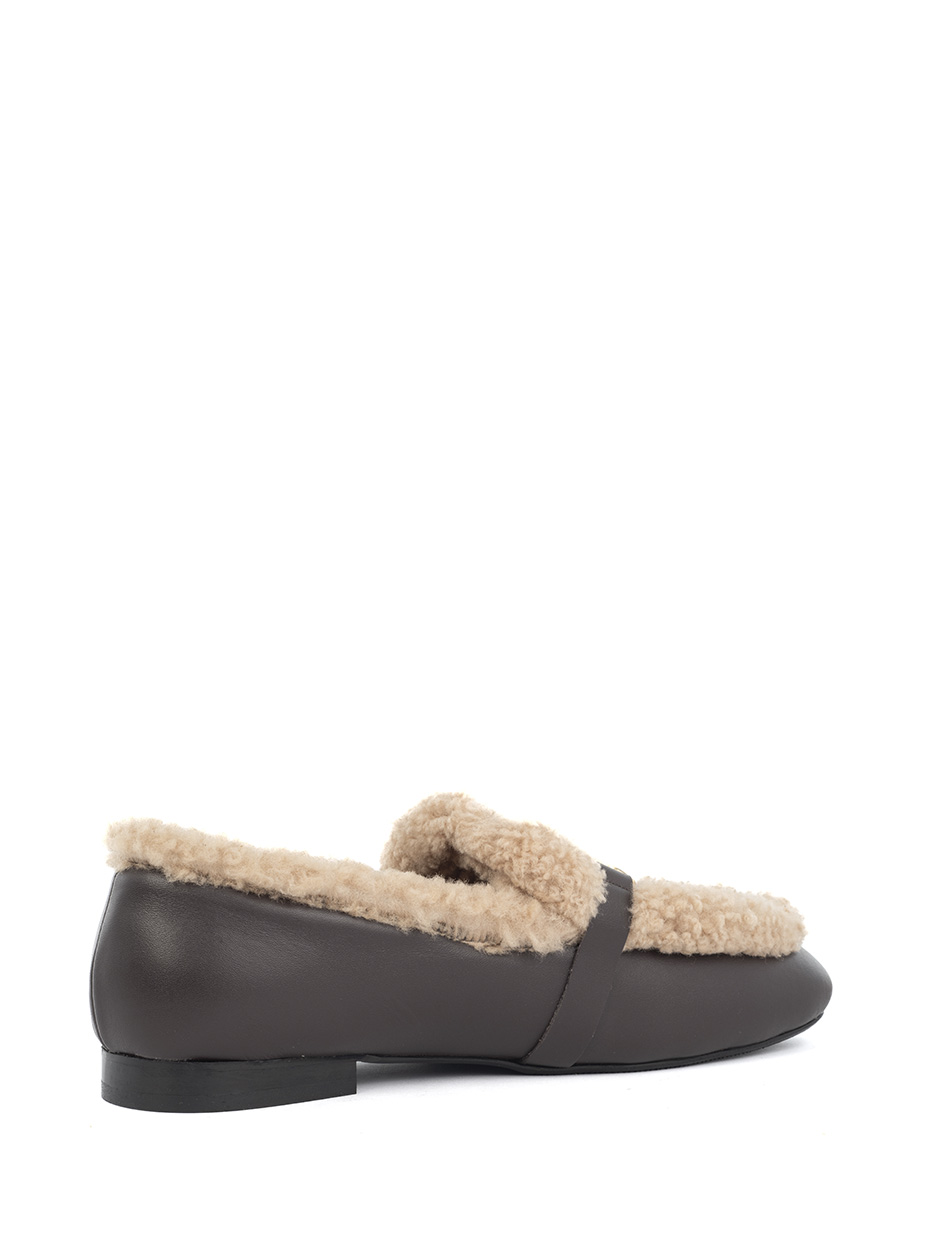 Loki Dark brown babouche grote maten