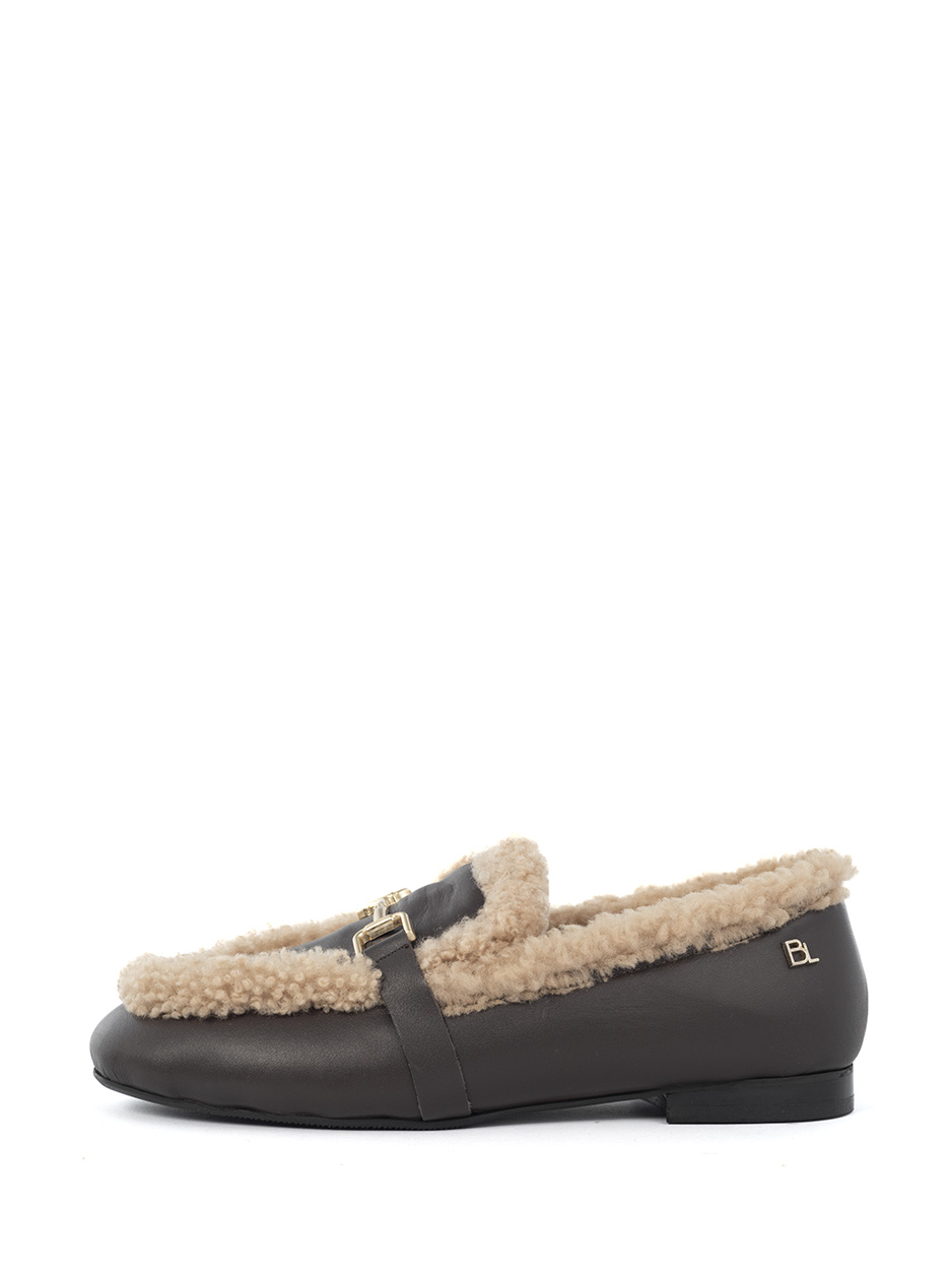 Loki Dark brown babouche grote maten
