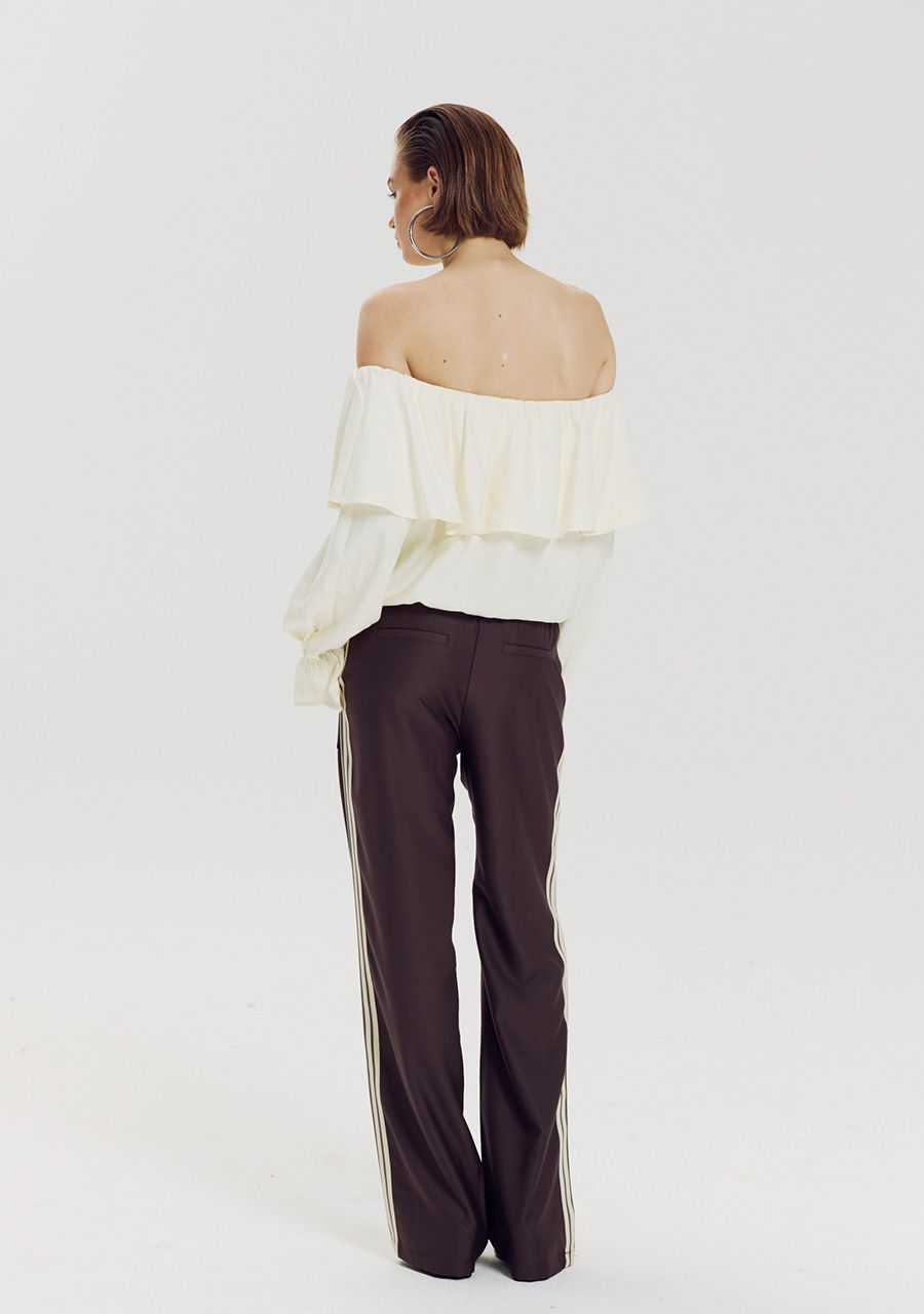 Fynn blouse beige harper and yve