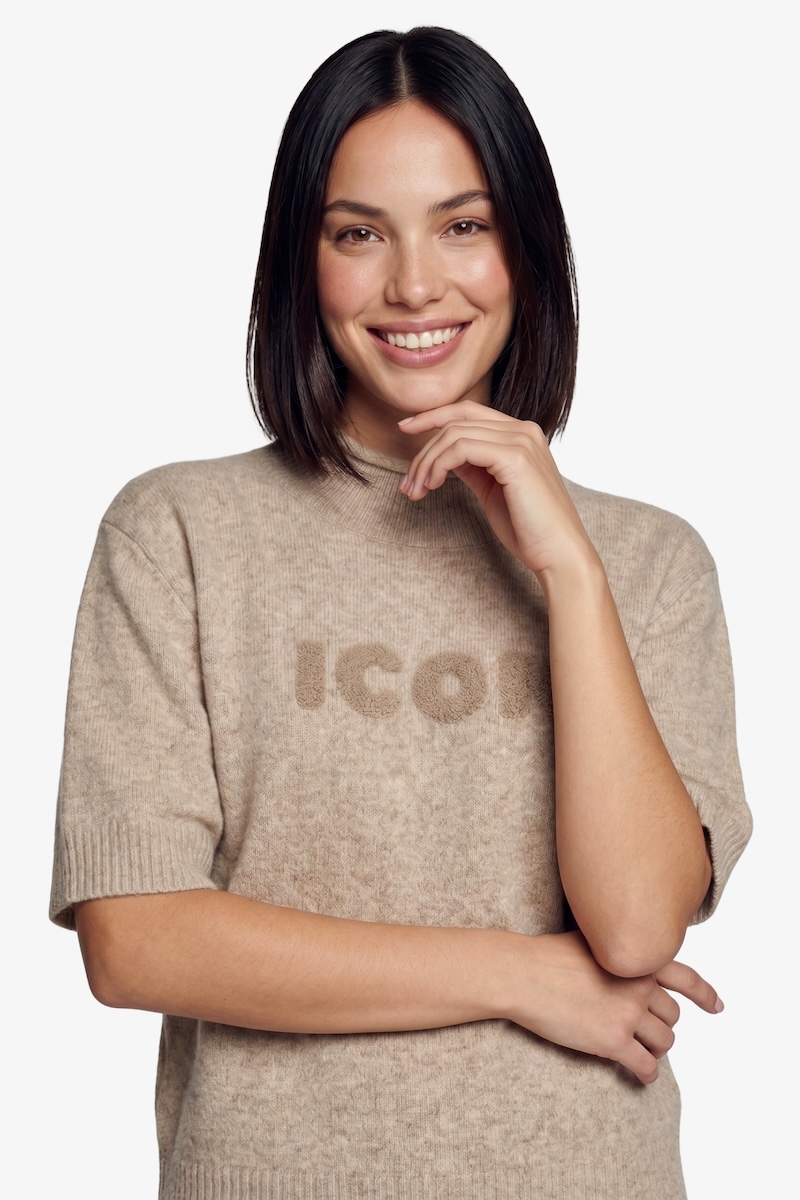 Ise knit top fluresk