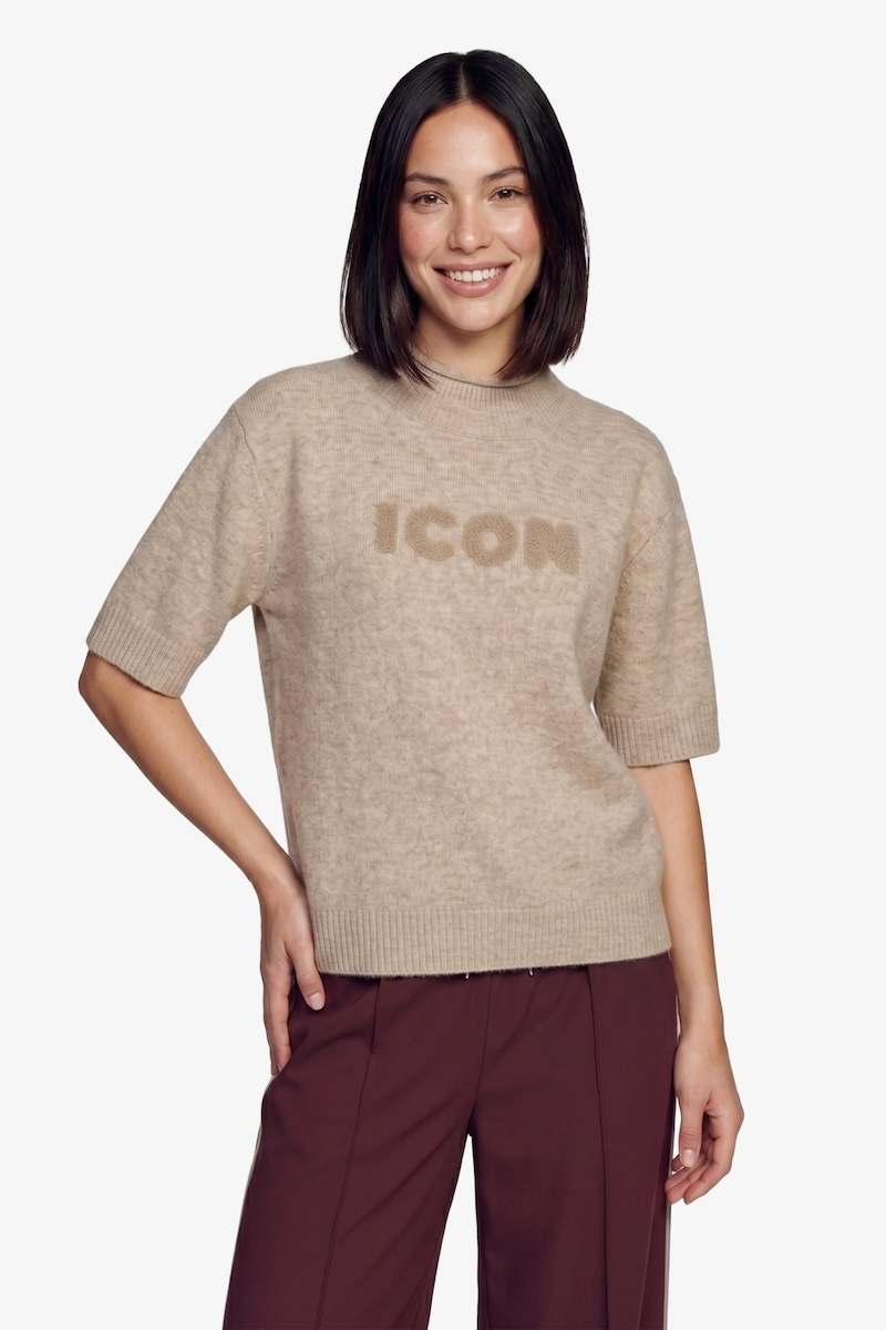 Ise knit top fluresk