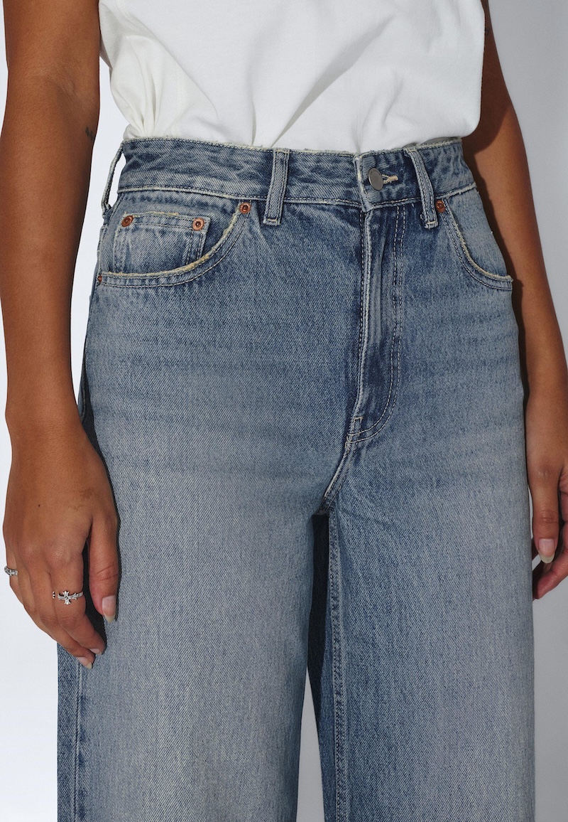 Rhue high wide drift sky used dr. denim