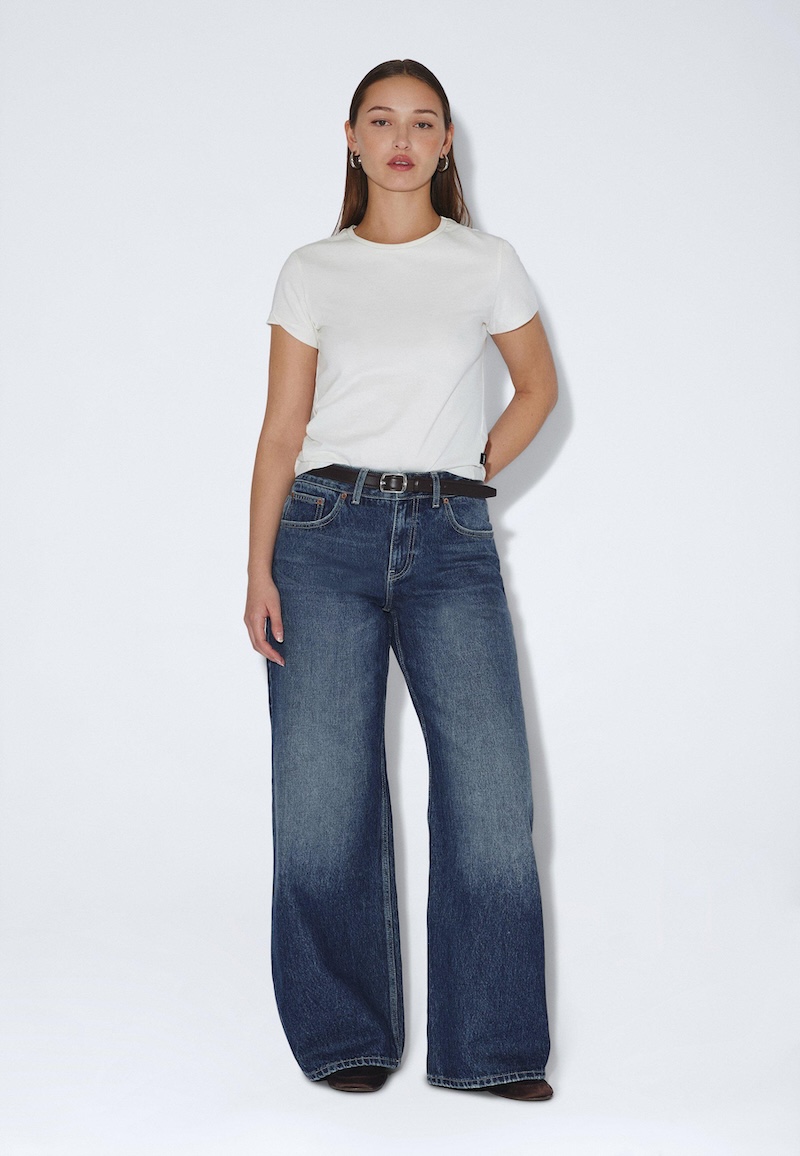 Rhue low wide drift dark used dr. denim