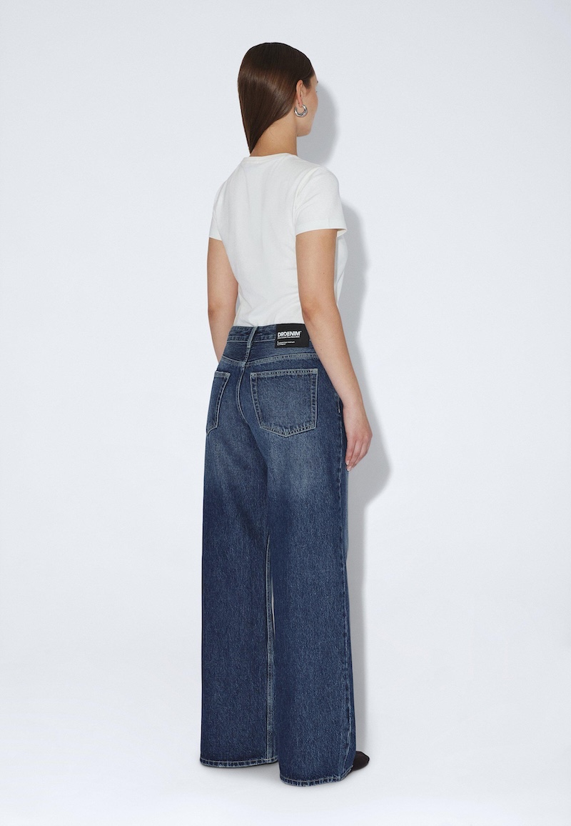 Rhue low wide drift dark used dr. denim