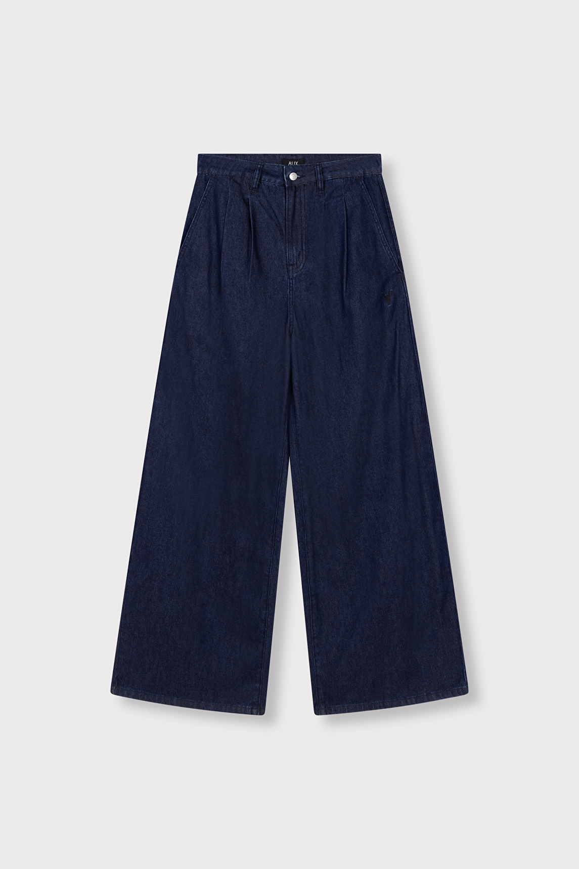 Wide leg denim pants alix the label