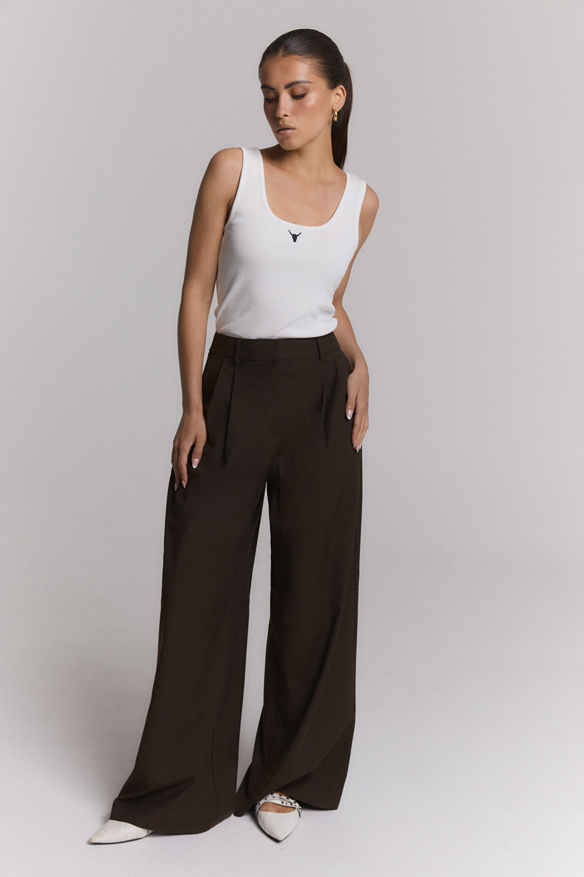 Wide leg pants bruin alix the label