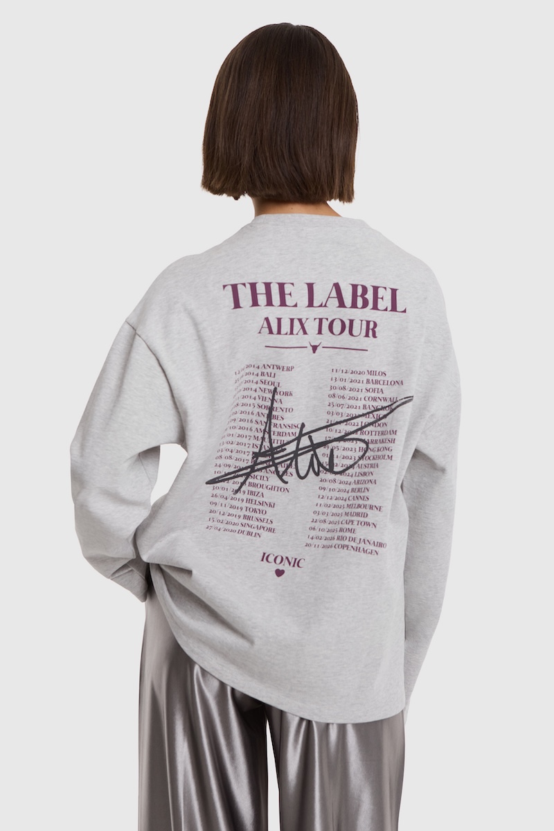 ladies knitted photo longsleeve t-shirt alix the label