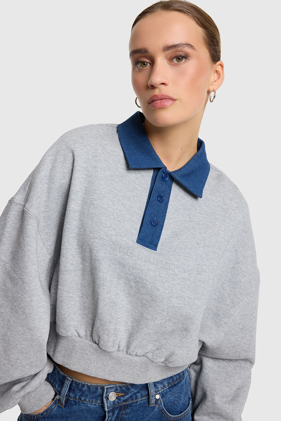 Alix the label polo sweater