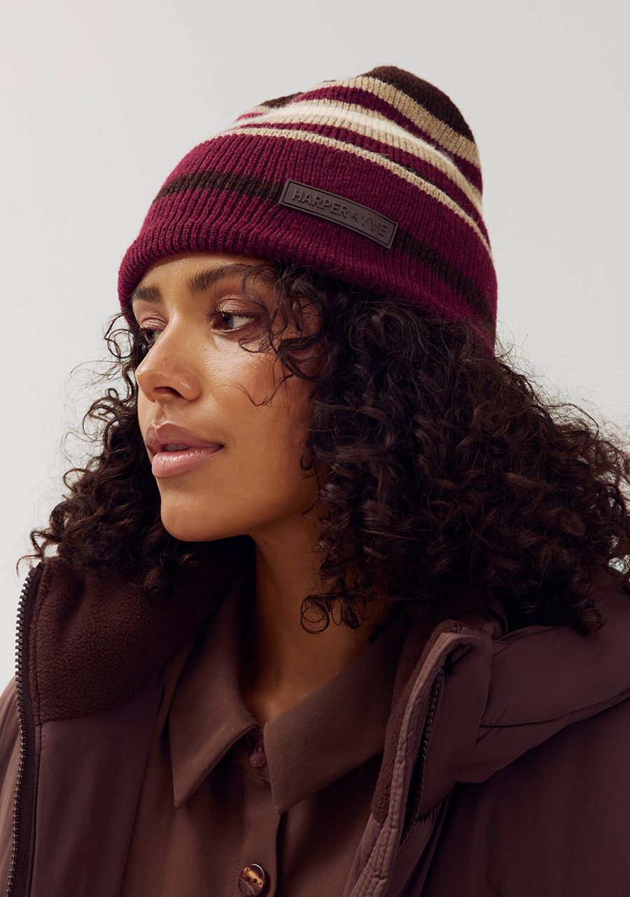 Harper beanie paars