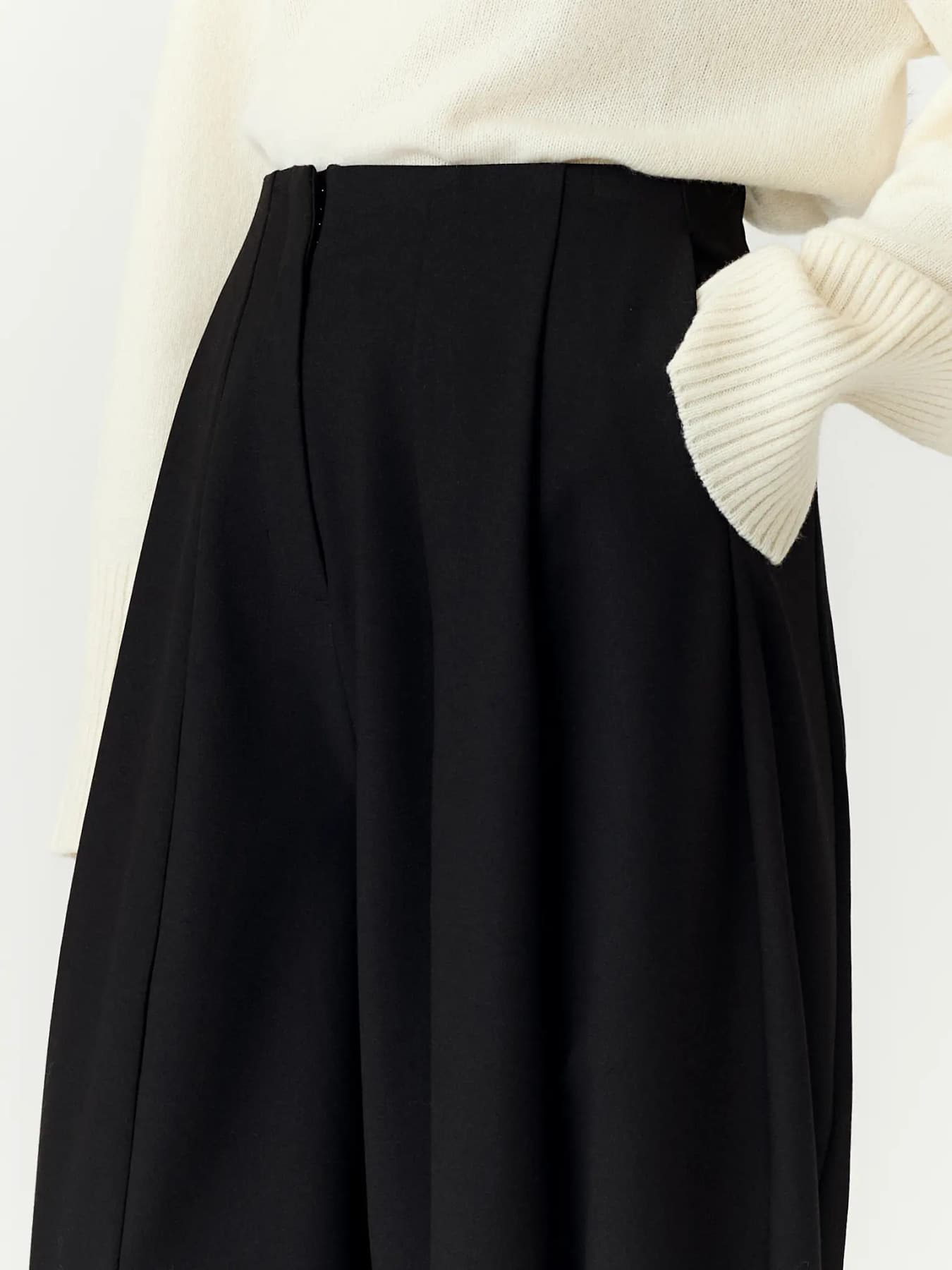 Yasbay pantalon zwart balloon