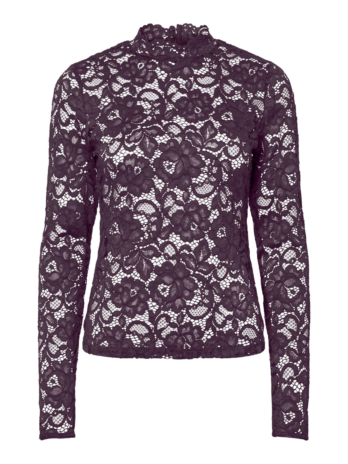 Yaslacey lace top paars