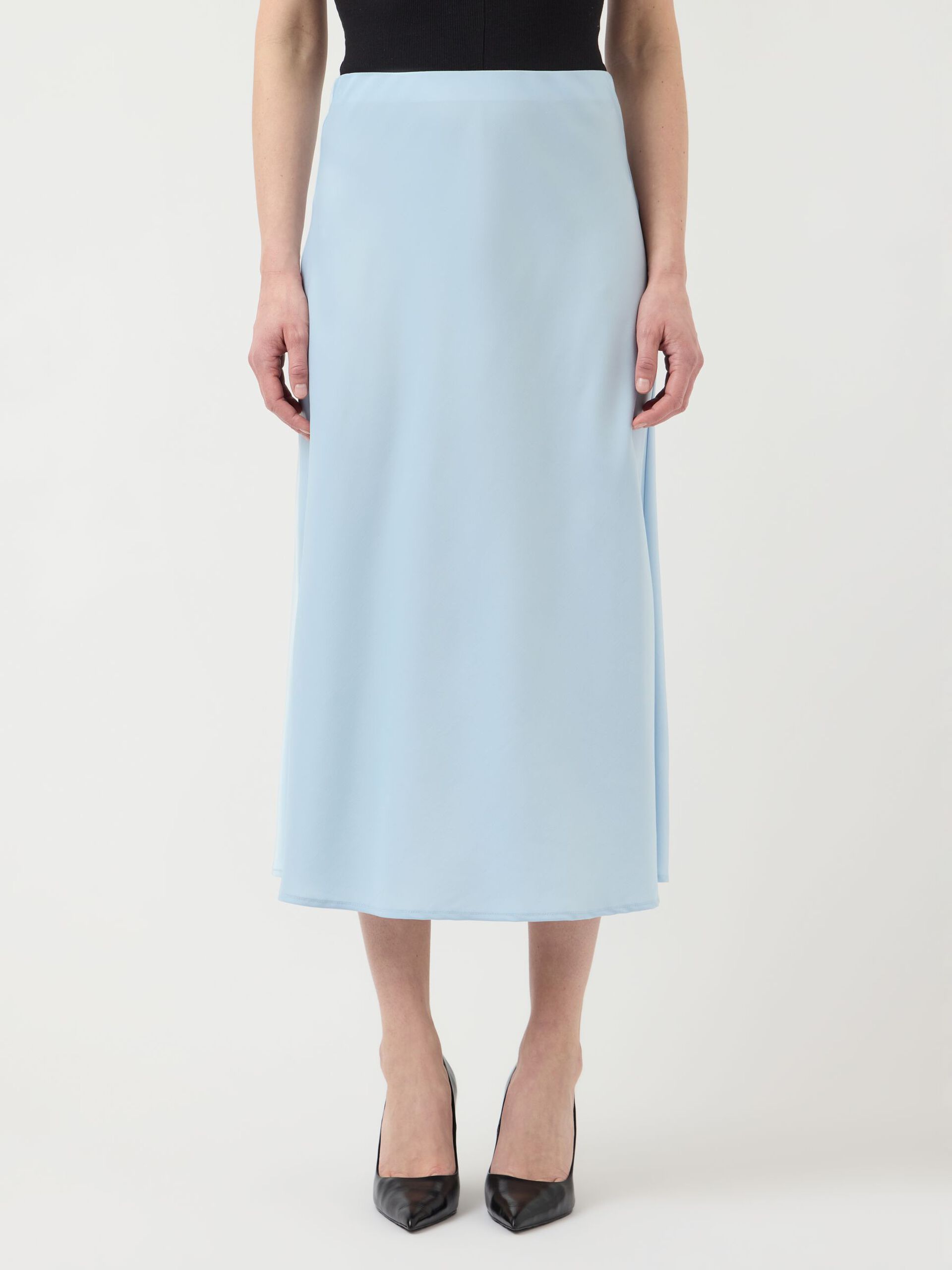 Yaspella midi skirt blauw