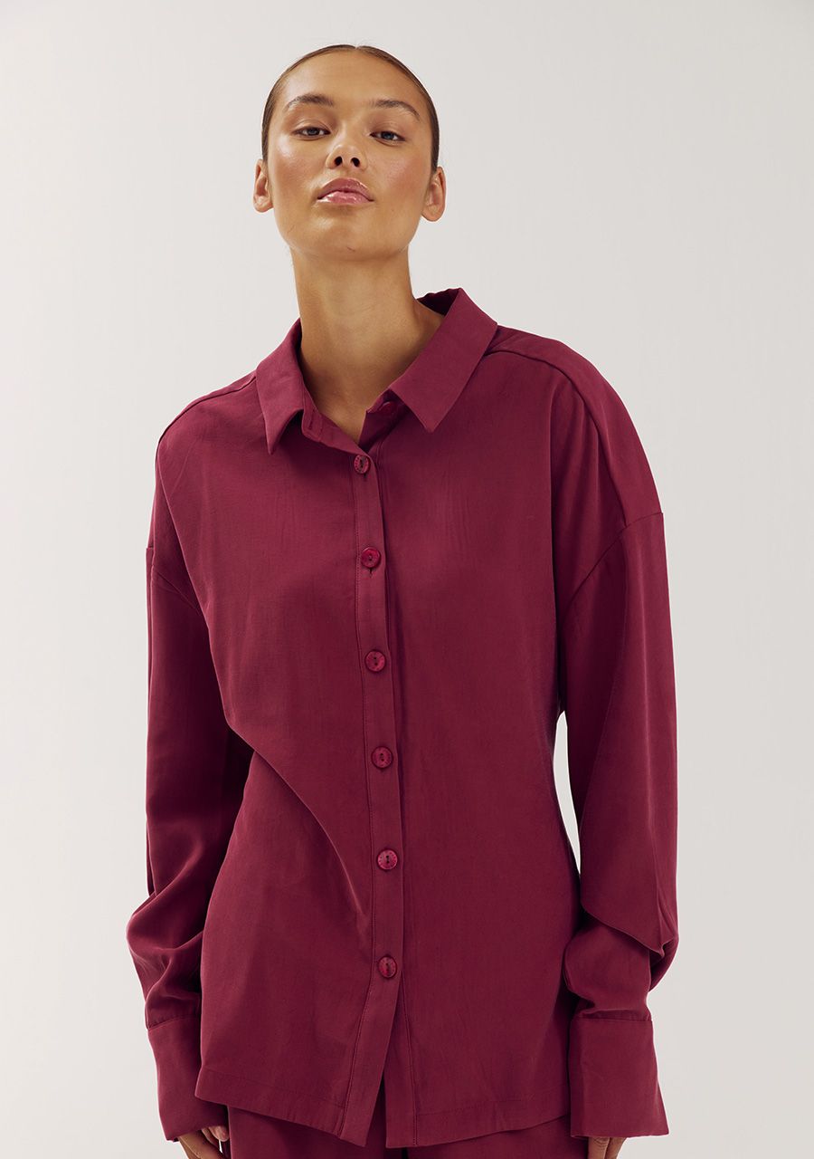 Helena blouse rood roze harper and yve