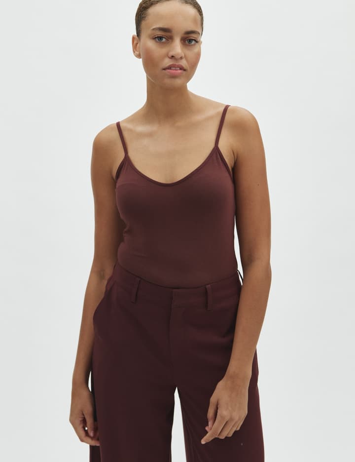 Manila top Maroon Noir mbym