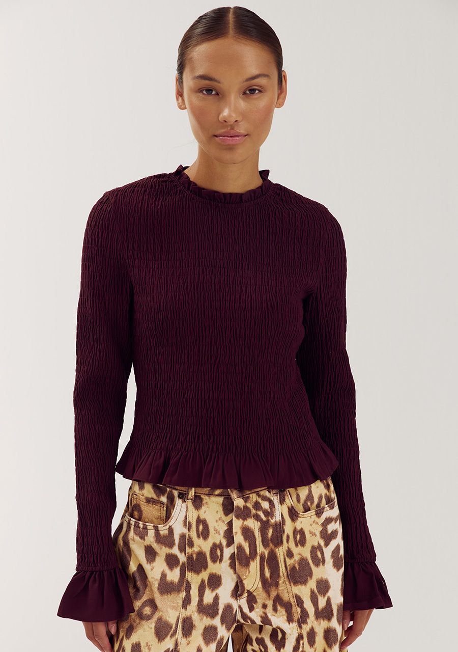 Veerle blouse paars harper and yve